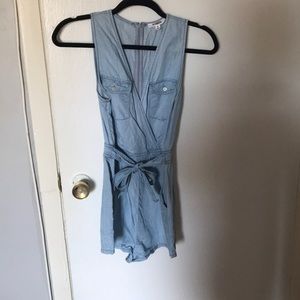Chambray romper